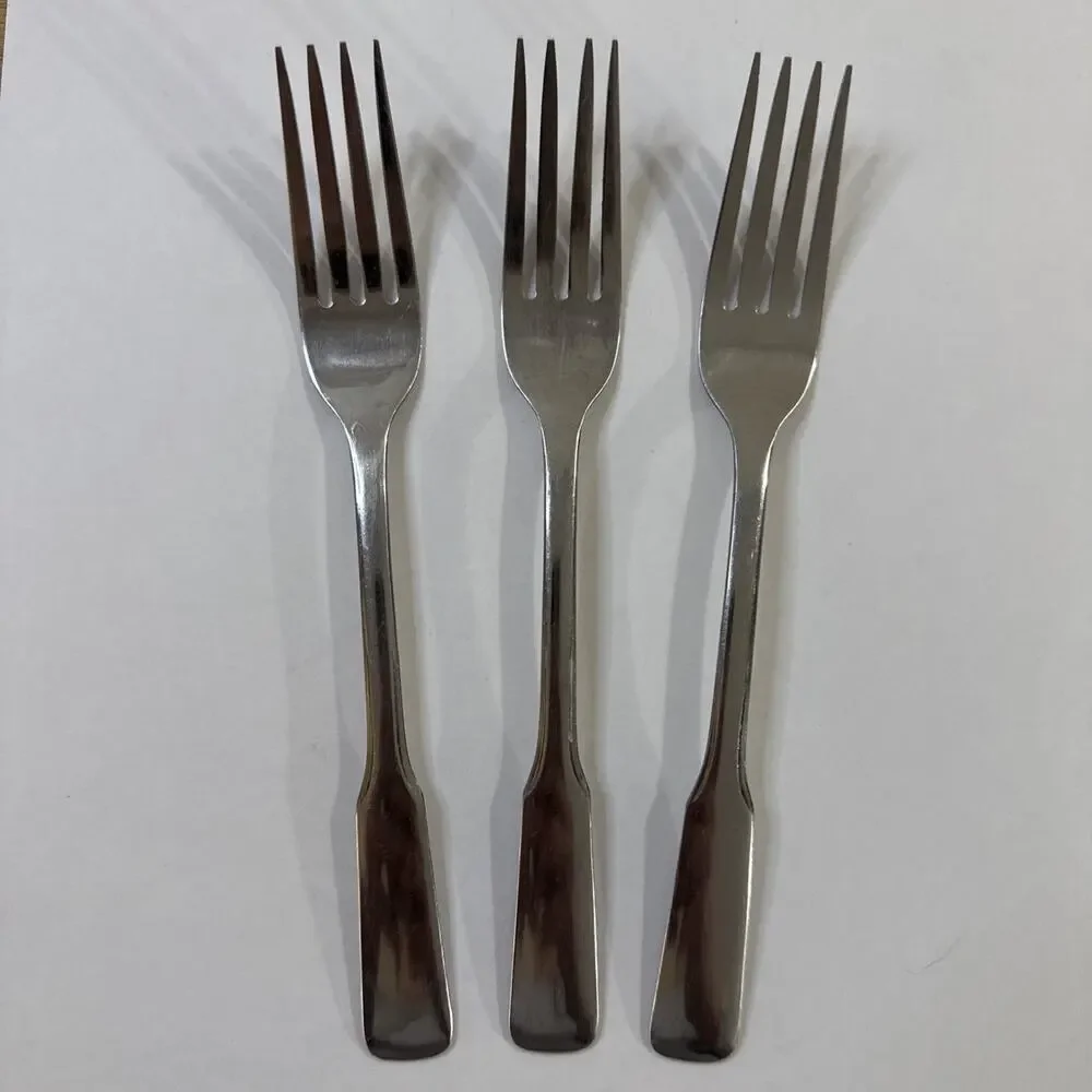 3 Dinner Forks - American Ballad - Oneida WM A Rogers Friendship - Flatware